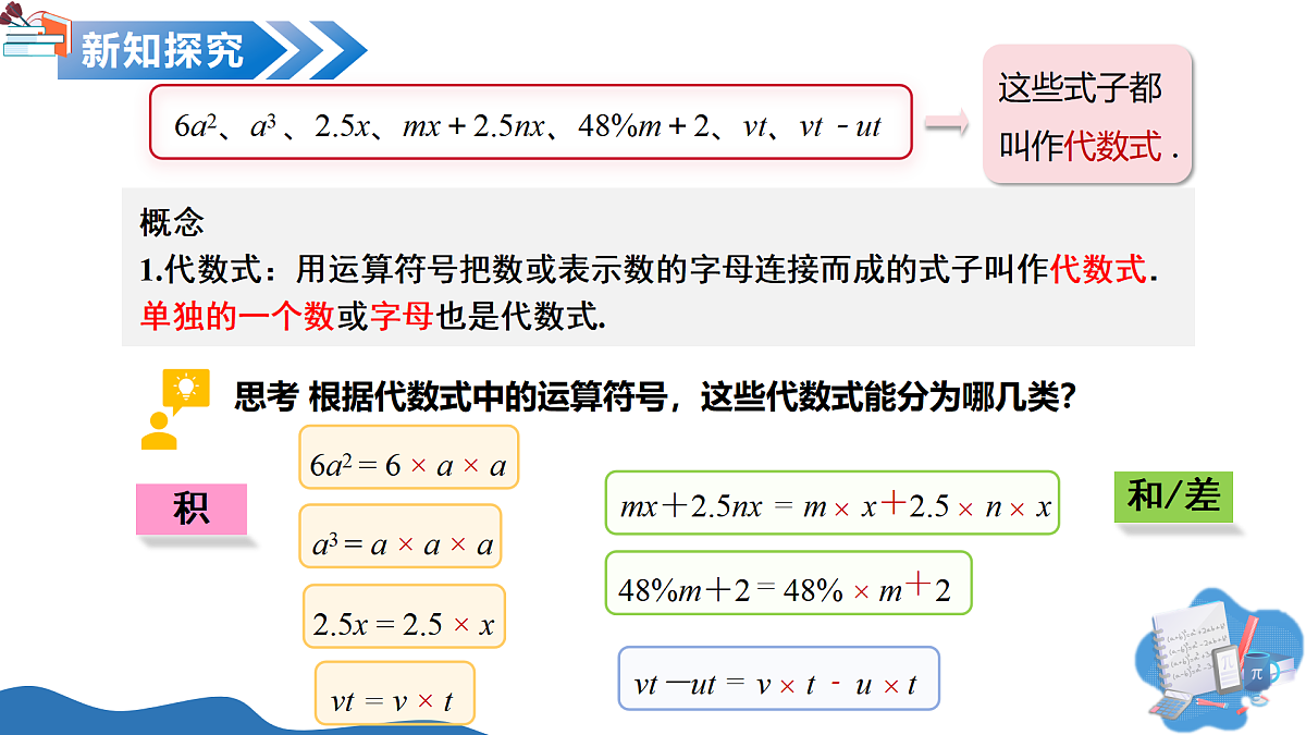 10.1 整式(教学课件)-2025-2026学年七年级数学上传(沪教版五四制2024)第5页