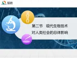 浙科版高中生物选修3 4-2《现代生物技术对人类社会的总体影响》优质课件