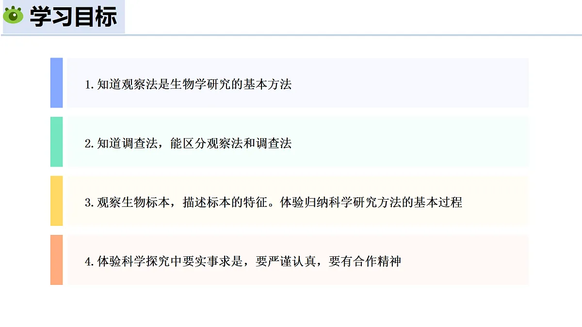 1.1.2 生物学的研究方法 第1课时 观察法和调查法(教学课件)-2025-2026学年七年级生物上册(北京版2024)第5页