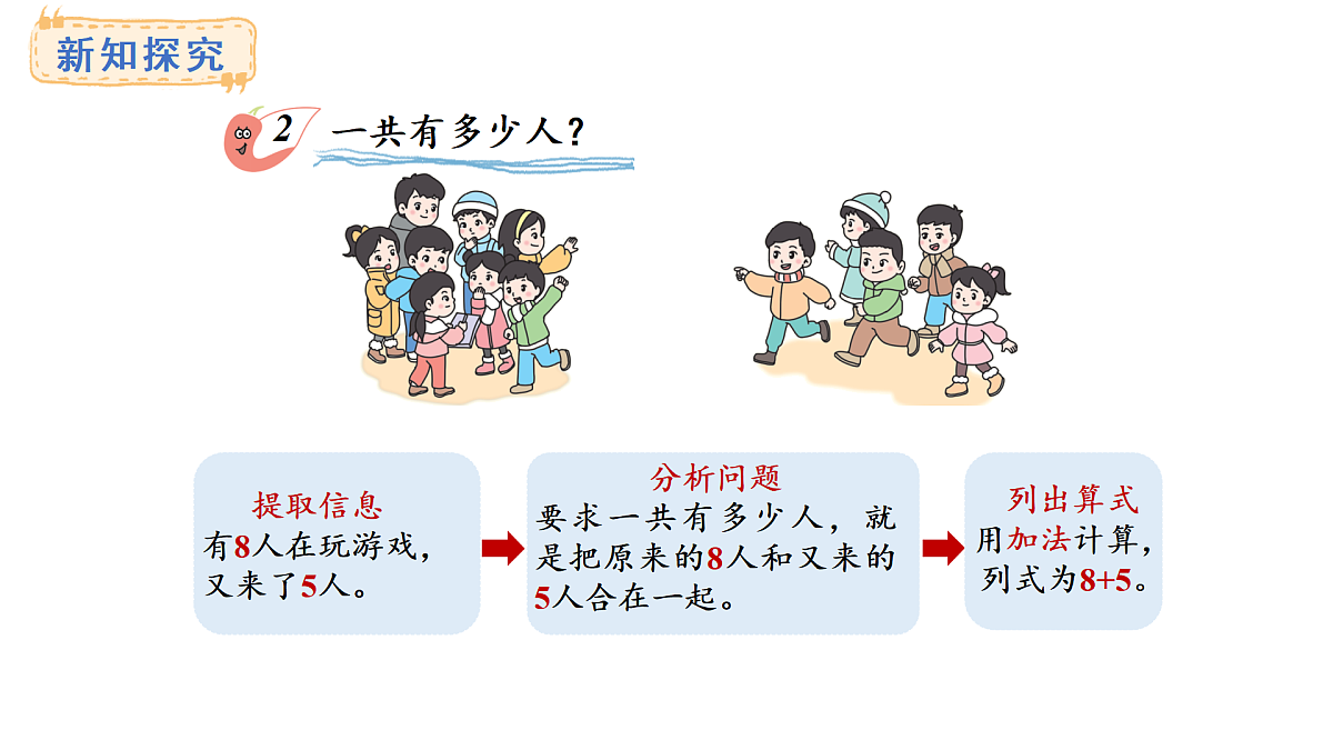 2025-2026学年度西师大版数学一年级上册5.2 8加几 课件第3页