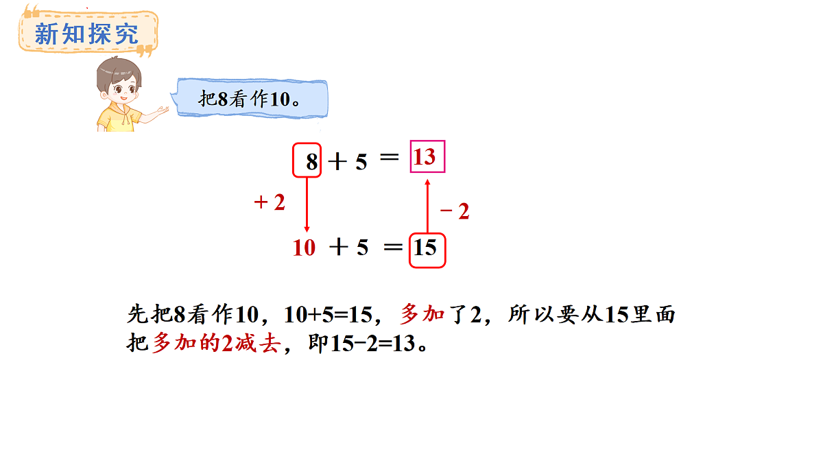 2025-2026学年度西师大版数学一年级上册5.2 8加几 课件第6页