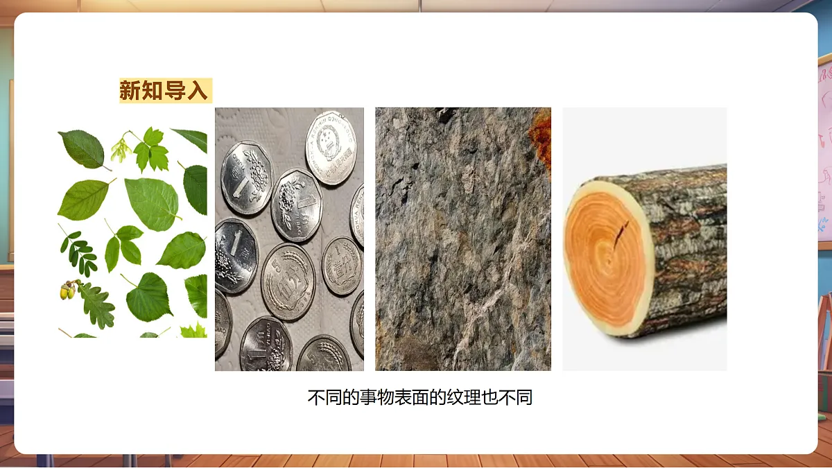 【湘版】美术 一年级上册 第二单元 5 寻找肌理 课时课件第2页