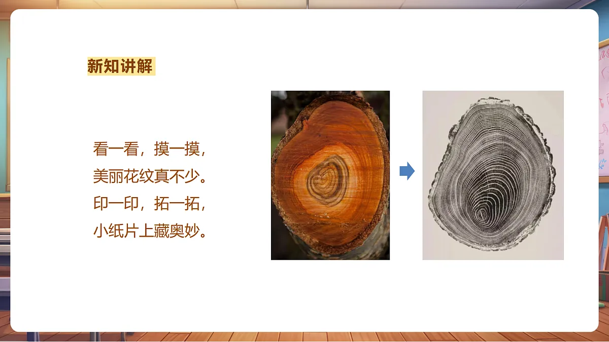 【湘版】美术 一年级上册 第二单元 5 寻找肌理 课时课件第4页