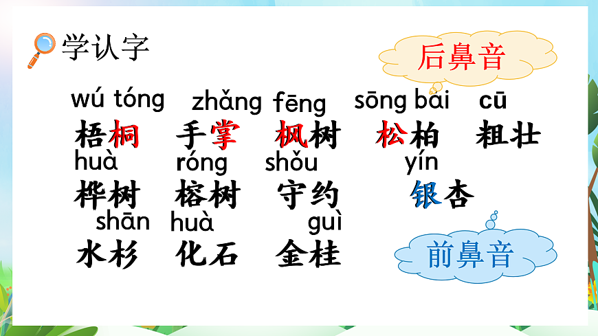 【核心素養(yǎng)】部編版小學(xué)語文二年級(jí)上冊(cè)識(shí)字2 樹之歌-課件第8頁