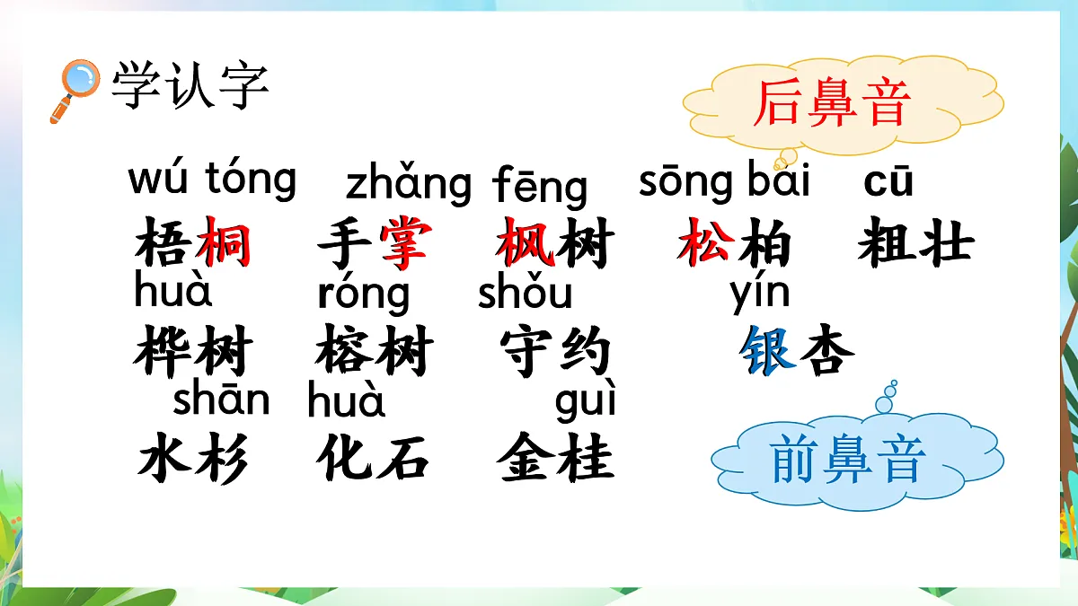 【核心素养】部编版小学语文二年级上册识字2 树之歌-课件第8页