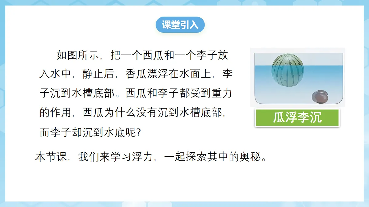 京改版(2024)物理八年级全册9.1《探究浮力大小的影响因素》课件第4页