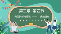 魯科版(五四制)物理八上 第三章第四節(jié)《光的折射與透鏡》（第一課時(shí)）課件