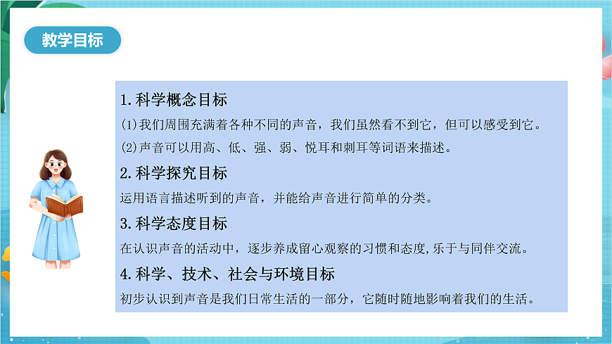 新教科版（2017）科學(xué)四年級(jí)上冊(cè)1.1《聽聽聲音》課件第4頁(yè)