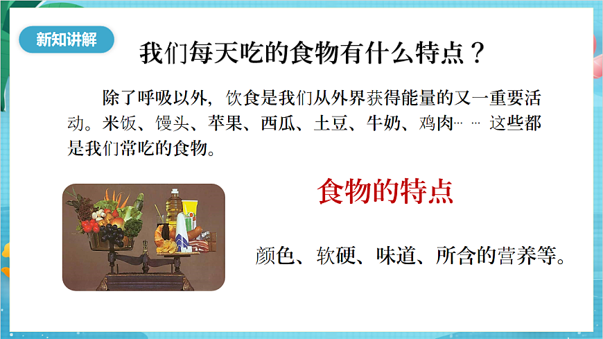 新教科版（2017）科學(xué)四上2.4《一天的食物》課件第8頁