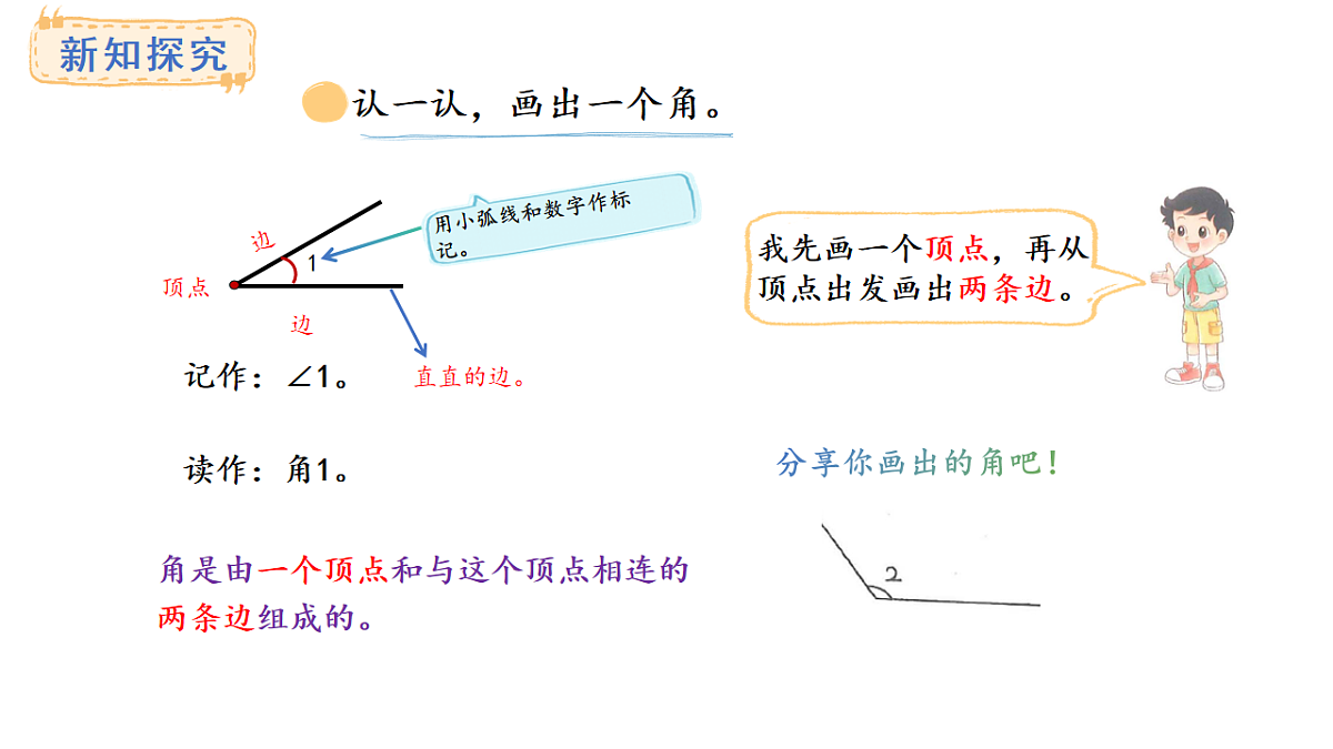 5.1 认识角(课件)2025-2026学年度北师大版数学三年级上册第5页
