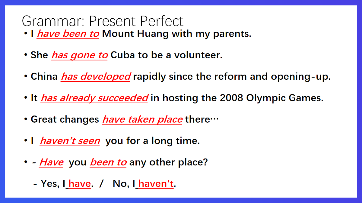 Unit 1 Topic 1 Our country has developed rapidly Section D 课件第4页