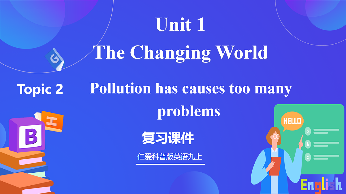 Unit 1《The Changing World》Topic 2 课文复习课件第1页