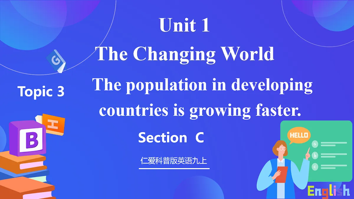 Unit 1 Topic 3 The Changing World Section C 课件第1页
