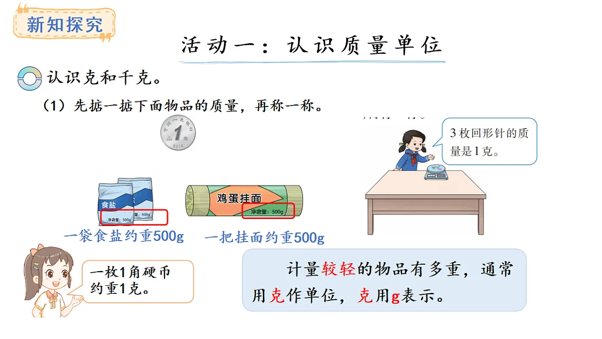 西师大版数学三年级上册探秘曹冲称象 活动一(课件)第4页
