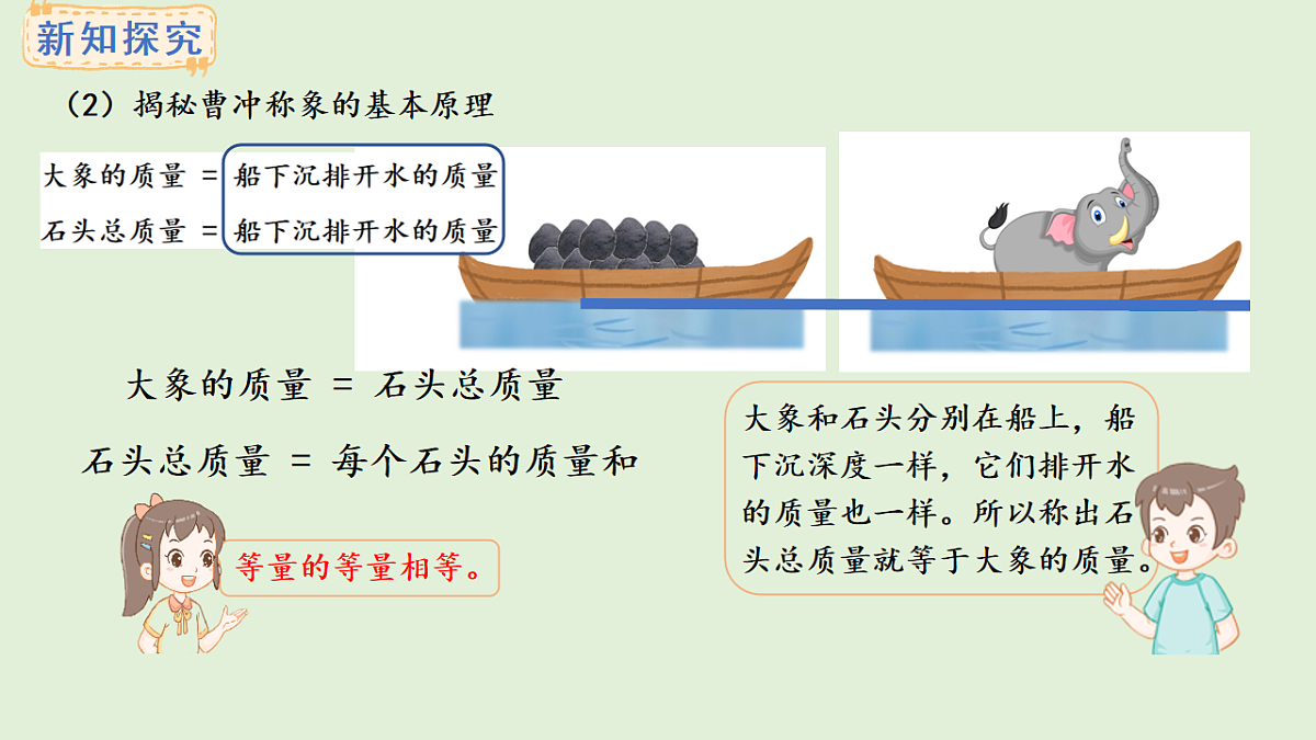 探秘曹冲称象 活动二(课件)2025-2026学年西师大版三年级数学上册02第7页