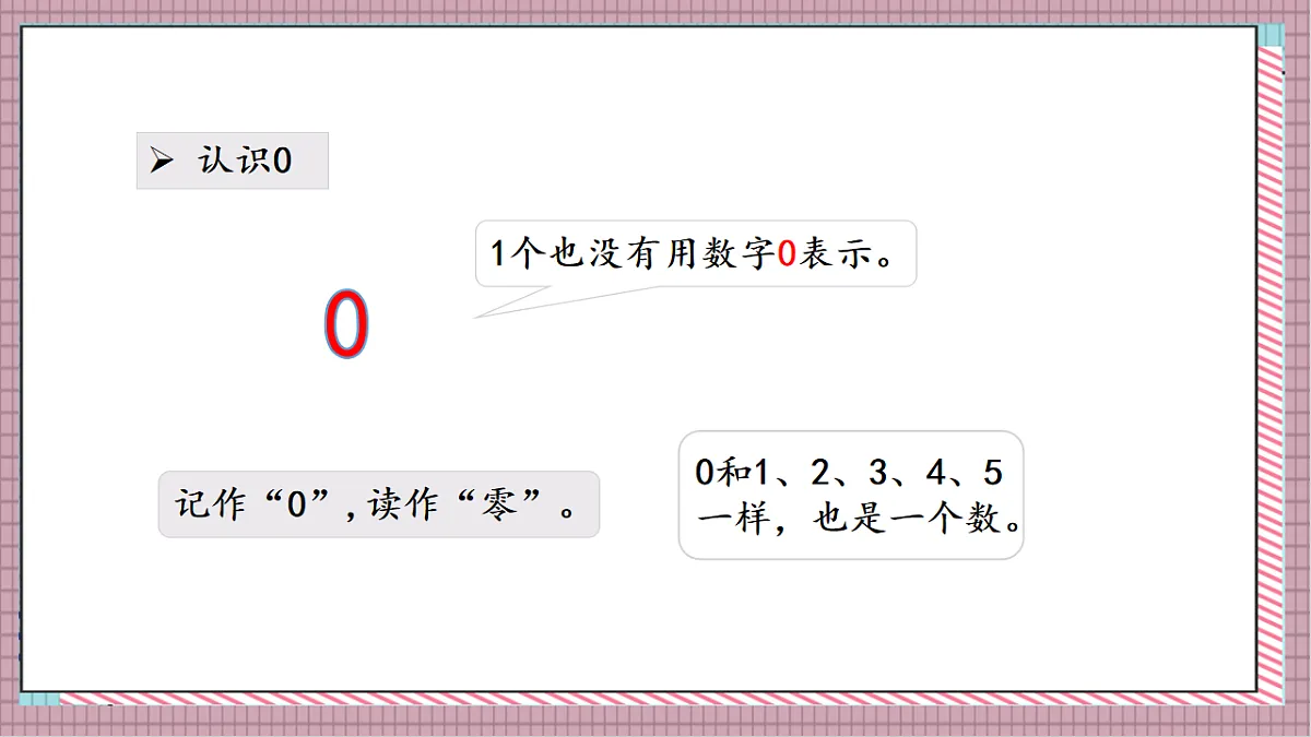 北京版数学一上3.3《0的认识和加减法》(第一课时)教学课件)第6页