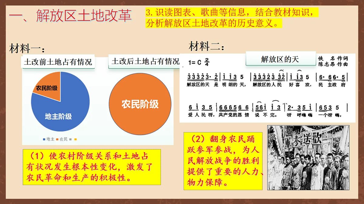 人教统编版历史八上第21课《人民解放战争的胜利》课件第6页