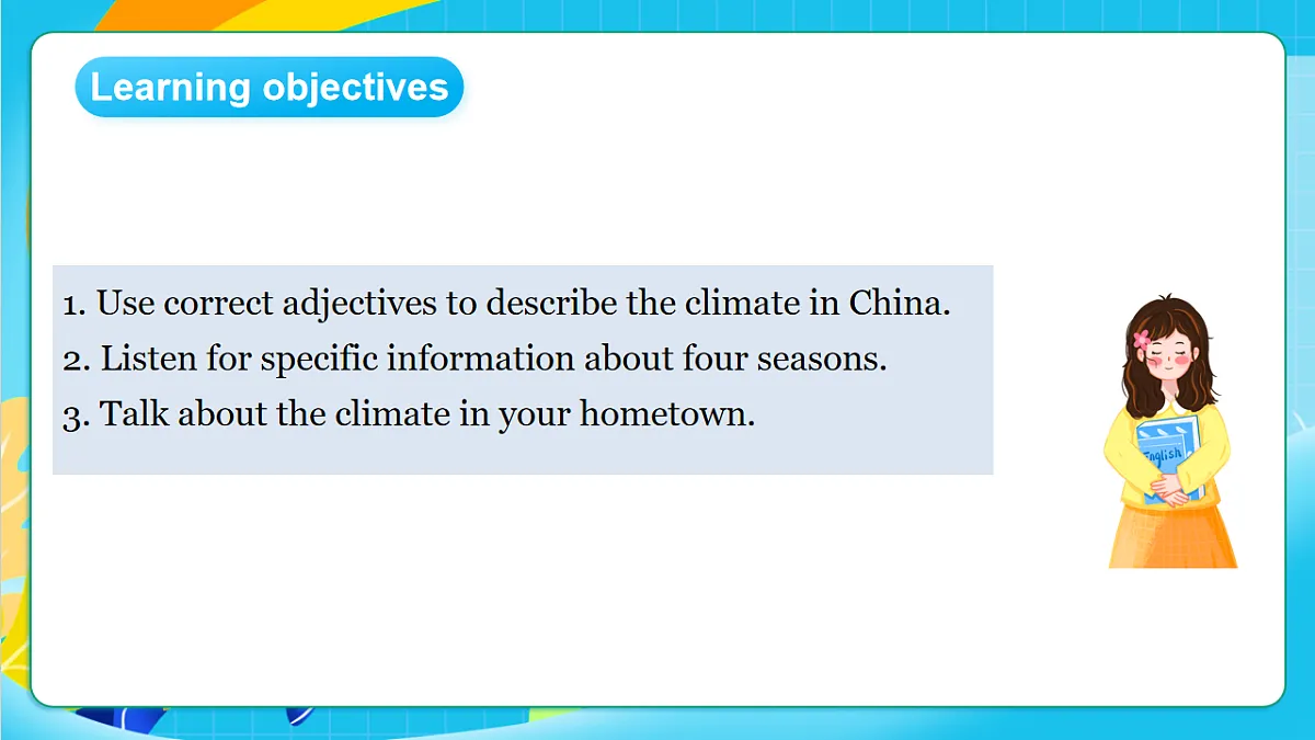 沪教牛津版(六三制三起)英语七上 Unit 3 《The seasons 》 第二课时Grammar&Listening课件第2页