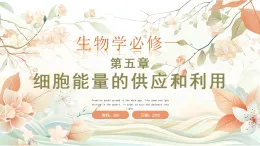 人教版 2019 高中生物必修1 第五章5.3《細胞呼吸的原理和應用》 課時2（PPT+教案）