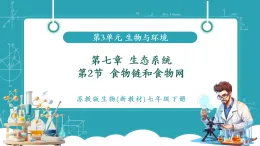 【新課標(biāo)新教材】蘇教版生物七年級下冊3.7.2 食物鏈和食物網(wǎng)（教學(xué)課件+教學(xué)設(shè)計(jì)+分層練習(xí)含答案）
