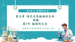 【新課標(biāo)新教材】蘇教版生物七年級下冊4.9.2 植物的生長（教學(xué)課件+教學(xué)設(shè)計(jì)+分層練習(xí)含答案）