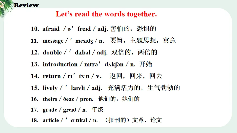 外研版(2024)八年级上册Unit 2 Getting along 课时2 Understanding Ideas(Reading)(课件)第5页