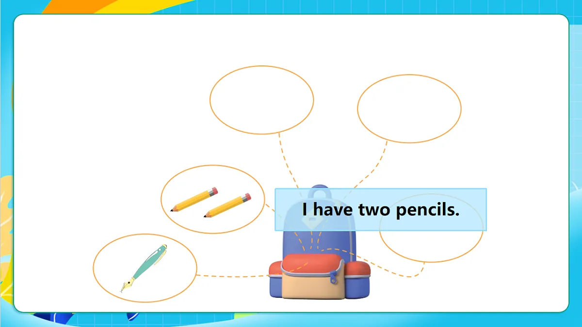 粤教沪外教版三上Unit 4 《My tidy bag》 Lesson 1 I have a big bag 课件第8页