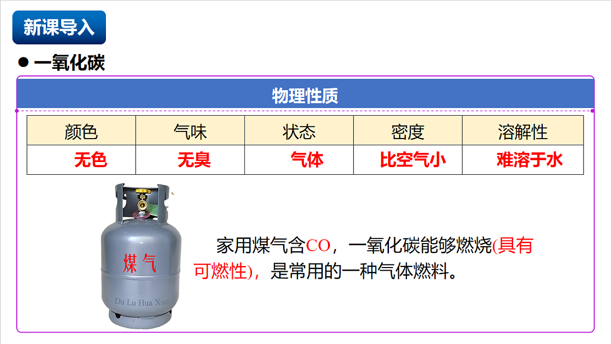 人教版(五四制)化学八年级全册课题2 《碳的氧化物》 第2课时(同步课件)第4页