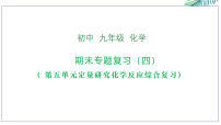 鲁教版九年级化学期末专题复习（四）（第五单元 定量研究化学反应综合复习）课件