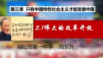高中政治 (道德与法治)伟大的改革开放教课课件ppt