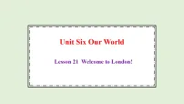 北京版（2024）五年级上册（2024）Lesson 21 Welcome to London!课前预习ppt课件