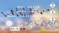 2026届高三生物一轮复习课件 第44课时 种群数量变化及其影响因素