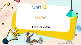 冀教版（2024）英語三年級上冊 Unit 1 Unit review 課件