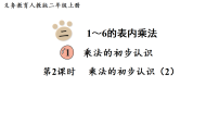人教版（2024）二年级上册（2024）二 1~6的表内乘法1. 乘法的初步认识示范课课件ppt