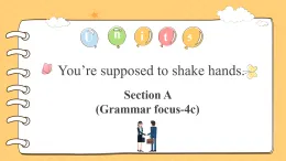 Unit 5 第3課時(shí) (Section A Grammar focus-4c)（教學(xué)課件）-2025-2026學(xué)年九年級(jí)英語全一冊(cè)（魯教版五四學(xué)制）