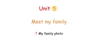 小学英语冀教版（三起）2024四年级上册（2024）Lesson 1 My family photo课文配套课件ppt