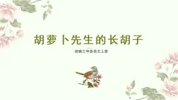 13《胡蘿卜先生的長(zhǎng)胡子》課件-2024-2025學(xué)年統(tǒng)編版語(yǔ)文三年級(jí)上冊(cè)