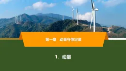 2025-2026學年高中物理人教版（2019）選擇性必修第一冊 1.1 動量 課件