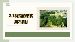 2.1.2群落的結(jié)構(gòu)（教學(xué)課件）——高中生物學(xué)人教版（2019）選擇性必修二