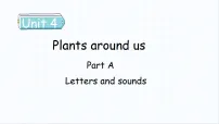 人教版PEP(2024)三年级上册(2024)Unit 4 Plants around us Part A教课课件ppt