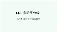 人教版(2024)八年级上册(2024)14.3 角的平分线习题ppt课件