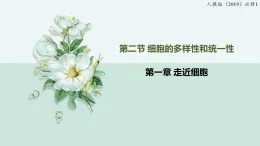 1.2細胞的多樣性和統(tǒng)一性（教學(xué)課件）——高中生物學(xué)人教版（2019）必修一