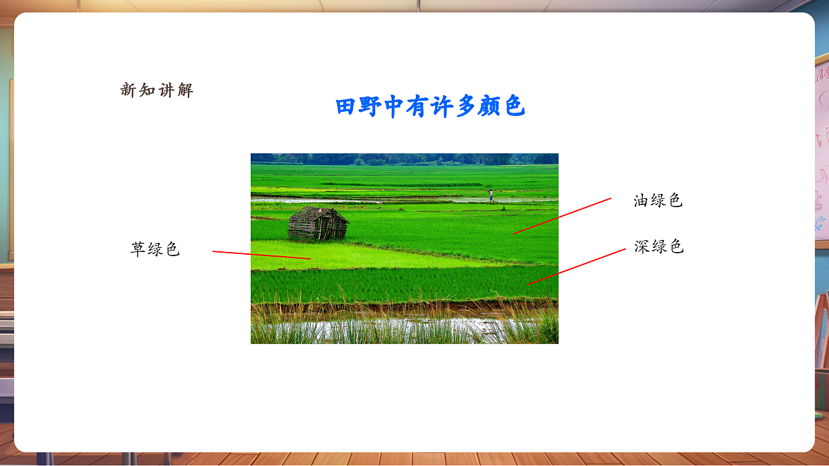 【湘版】美术 一年级上册 第三单元 1 美丽的田野 课时课件第7页
