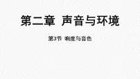 初中物理沪粤版（2024）八年级上册（2024）响度与音色背景图ppt课件