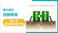 鲁教版（2024）九年级上册（2024）碳达峰与碳中和教学ppt课件