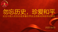 勿忘历史，珍爱和平 教学课件