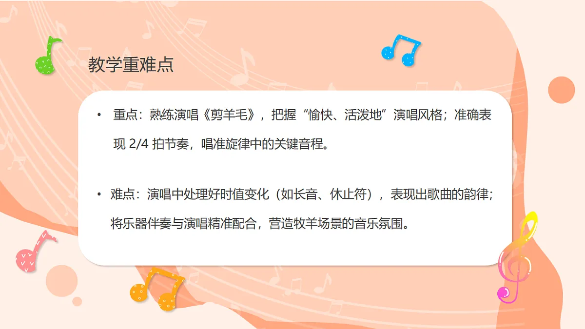 湘艺版小学音乐二年级上册第六课《剪羊毛》课件第3页