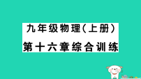 初中物理人教版（2024）九年级全册电压作业ppt课件
