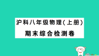 2025八年级物理上学期期末综合检测卷作业课件新版沪科版（含答案）