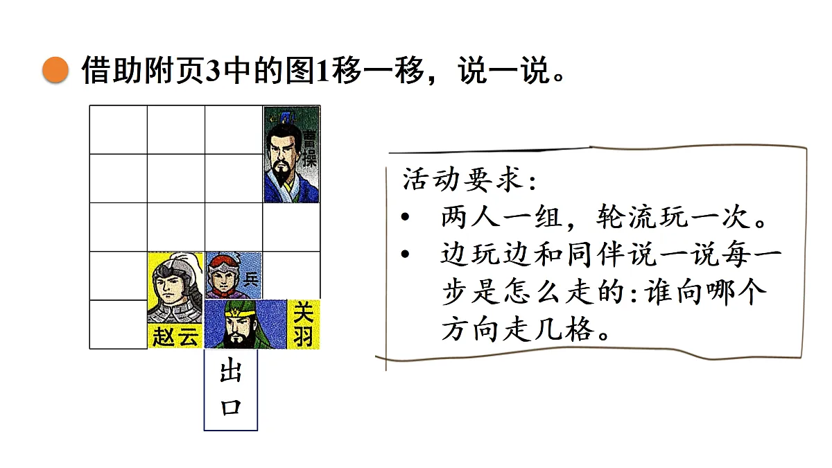 6.2 好玩的华容道(课件)2025-2026学年北师大二年级数学上册第6页